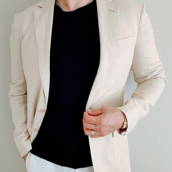 Ralph Lauren Purple lable linen/silk blazer - Picture 7 of 14